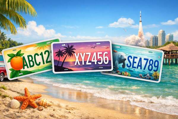 Florida's New License Plates: Designs & How to Order